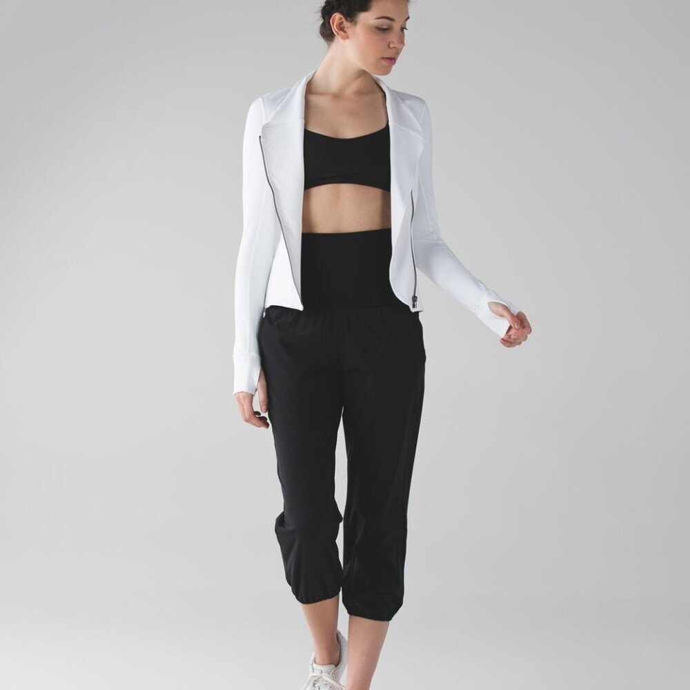 Lululemon Om Pant- Black- Size 2- High Waisted Loose Fitting Pants- Maternity